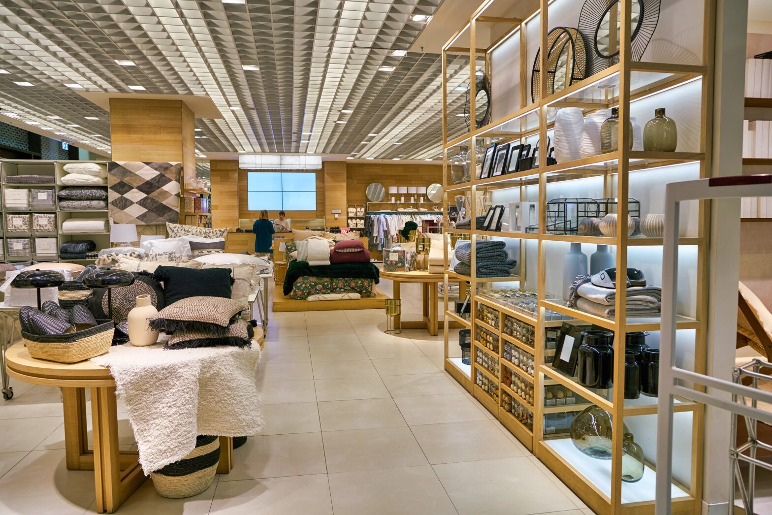 commercial millwork in retail space